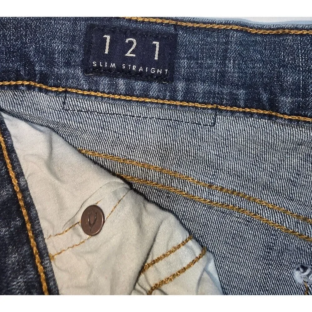 Lucky Brand 121 Slim Straight Size 34 x 30 Men's Jeans - 63